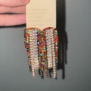 Brand new rainbow Anthropologie earrings